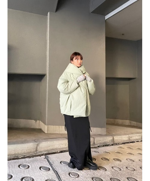 black by moussy ショートダウンコート BLACK BY MOUSSY（ブラックバイマウジー）の「short down coat