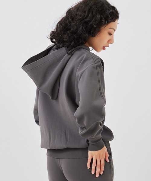 NERGY（ナージー）の「スポンジニットフード付きプルオーバー（パーカー・レディース・スミクロ/ラベンダー/ライトグレー/ベージュ・FREE）」の18枚目の写真