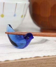 studio CLIP（スタディオクリップ）の「小鳥ガラス箸置き（カトラリー）」