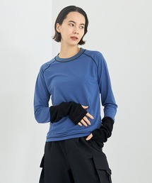 CITY TOKYO | バイカラースリーブシアートップス(Tシャツ/カットソー)