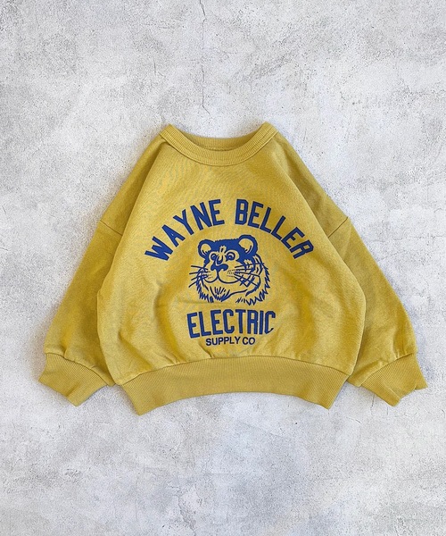 Life Support Products（ライフサポートプロダクツ）の「裏毛プリントスウェット（80～150cm）（スウェット・キッズ・ブラック/杢グレー/オフホワイト/ラベンダー/ネイビー/ブラウン/チャコール/マスタード/グリーン/ライトブルー・100/110/120/130/140/150/80/90/95）」の11枚目の写真