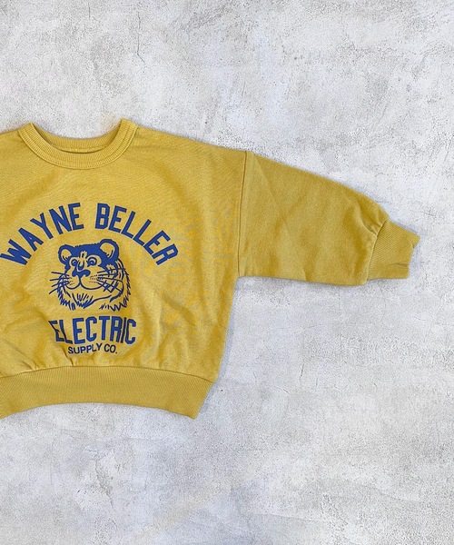 Life Support Products（ライフサポートプロダクツ）の「裏毛プリントスウェット（80～150cm）（スウェット・キッズ・ブラック/杢グレー/オフホワイト/ラベンダー/ネイビー/ブラウン/チャコール/マスタード/グリーン/ライトブルー・100/110/120/130/140/150/80/90/95）」の13枚目の写真