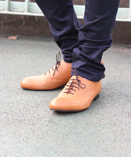 Lui's（ルイス）の「Lui's(ルイス) 内羽根短靴（その他シューズ・メンズ・ブラック/キャメル/ダークブラウン・41/42/43）」の3枚目の写真