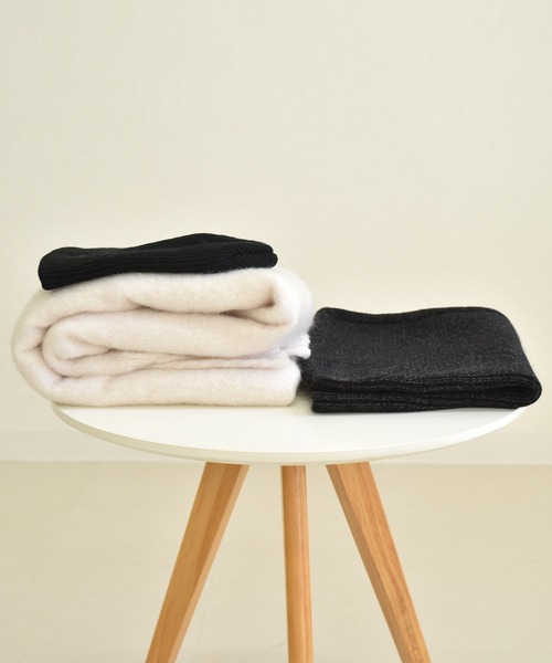 DAY CLOSET（デイ クローゼット）の「レディース 2WAYリブニットバラクラバフードウォーマー（ニットキャップ/ビーニー・レディース・モカ/ピンク/アイボリー/グレー/ブラック・ONE SIZE）」の17枚目の写真