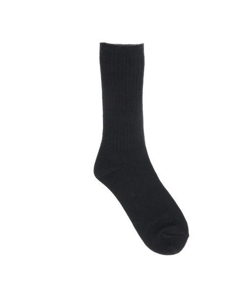 MILKFED.（ミルクフェド）の「LOGO EMBROIDERY RIB SOCKS（ソックス/靴下・レディース・ライトブルー/ライトピンク/ブラック/オフホワイト・ONE SIZE）」の9枚目の写真