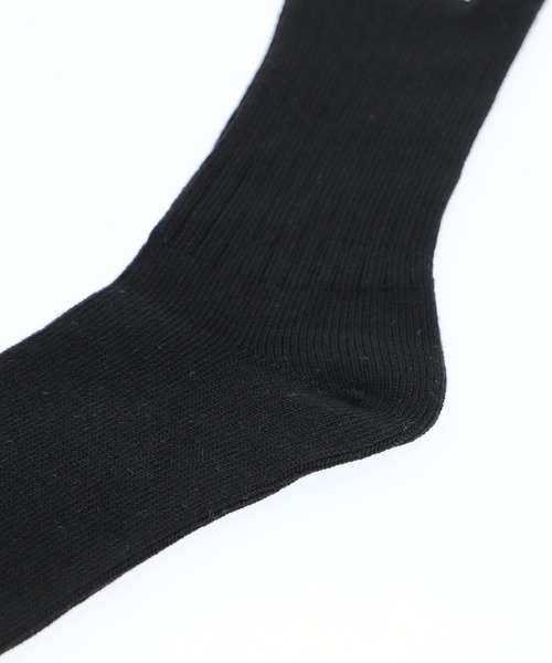 MILKFED.（ミルクフェド）の「LOGO EMBROIDERY RIB SOCKS（ソックス/靴下・レディース・ライトブルー/ライトピンク/ブラック/オフホワイト・ONE SIZE）」の10枚目の写真