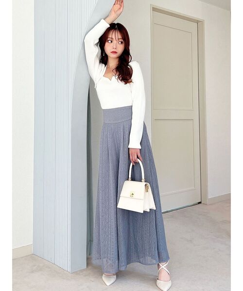 RESEXXY(リゼクシー)の「ラグランニットトップス(ニット/セーター・レディース・ホワイト/ベージュ/その他/その他1・FREE)」の15枚目の写真