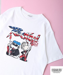 PEANUTS スヌーピー ヘビーウェイト ロック Tシャツ