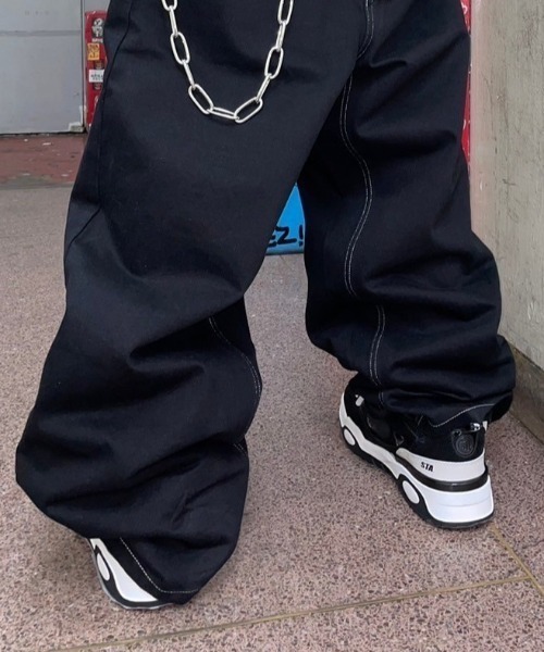 Ocai（オカイ）の「ストリートファッション Ocai オカイ CLASSIC クラシック ボリュームスニーカー 厚底スニーカー シューズ 靴 運動靴 テック系 ダッドスニーカー ローカットスニーカー 厚底シューズ 韓国ファッション 韓国ストリート（スニーカー・メンズ・ブラック・26.0cm/27.0cm/28.0cm/28.5cm/26.5cm/27.5cm）」の12枚目の写真