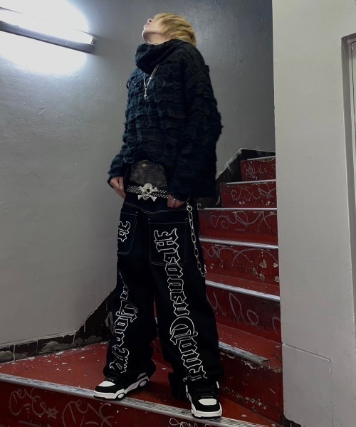 Ocai（オカイ）の「ストリートファッション Ocai オカイ CLASSIC クラシック ボリュームスニーカー 厚底スニーカー シューズ 靴 運動靴 テック系 ダッドスニーカー ローカットスニーカー 厚底シューズ 韓国ファッション 韓国ストリート（スニーカー・メンズ・ブラック・26.0cm/27.0cm/28.0cm/28.5cm/26.5cm/27.5cm）」の9枚目の写真