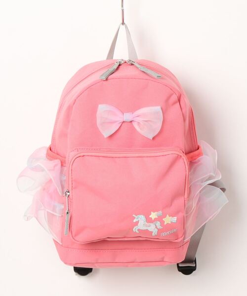 SKAPE(エスケープ)の「レインボーフリルリュック(バックパック/リュック・キッズ・ブルー/パープル/ピンク/ピンク系その他5・S size/M size)」の1枚目の写真