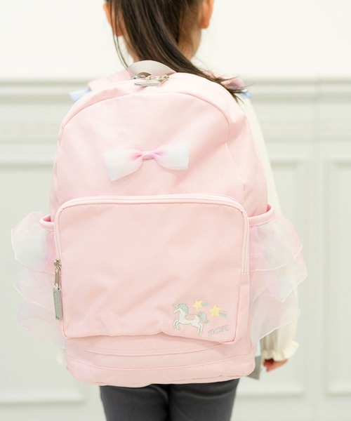 SKAPE(エスケープ)の「レインボーフリルリュック(バックパック/リュック・キッズ・ブルー/パープル/ピンク/ピンク系その他5・S size/M size)」の13枚目の写真