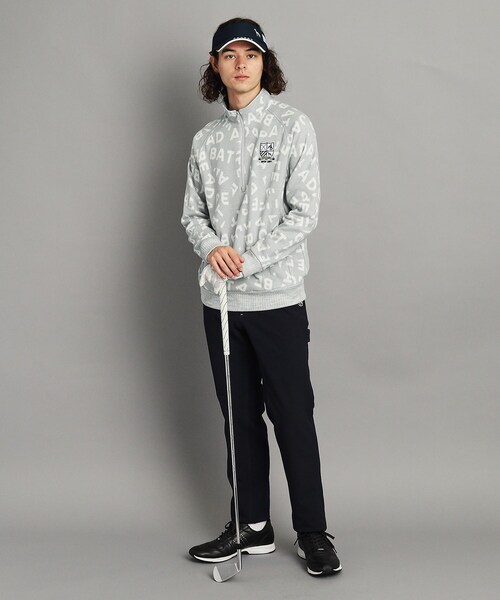 adabat（アダバット）の「◇【吸湿発熱】ランダムロゴデザイン ハーフ