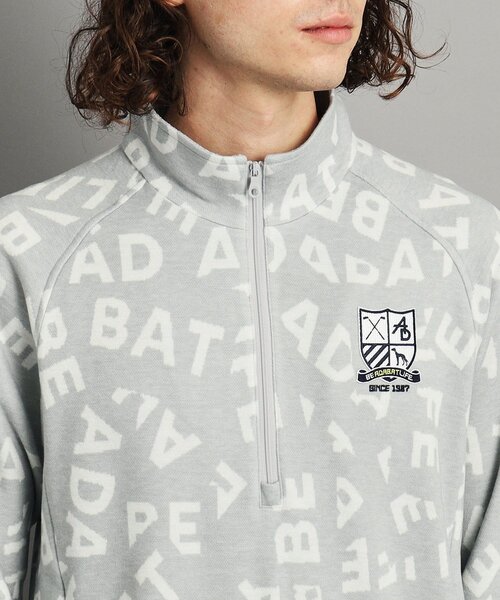 adabat（アダバット）の「◇【吸湿発熱】ランダムロゴデザイン ハーフ