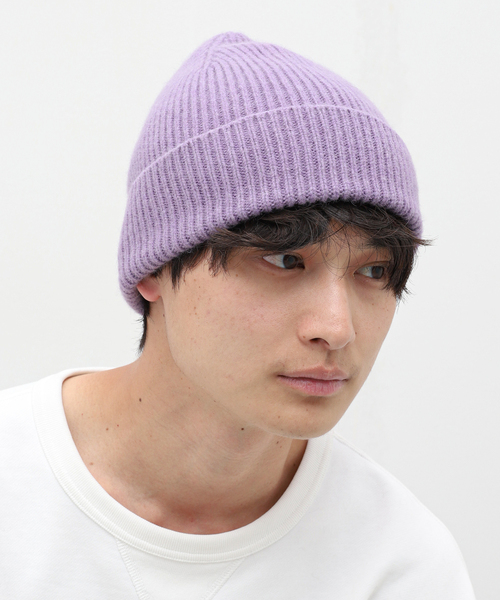 EDIFICE（エディフィス）の「【Le Bonnet / ル ボネ】Beanie（ニットキャップ/ビーニー・メンズ・クリアブルー/ダークグリーン/ブラウン/モスグリーン/チャコールグレー/コバルトブルー/グリーン/アーミー/バイオレット/ピンク系その他/エンジ/ダークパープル/ブルー/ワインレッド/スカイブルー・FREE）」の17枚目の写真