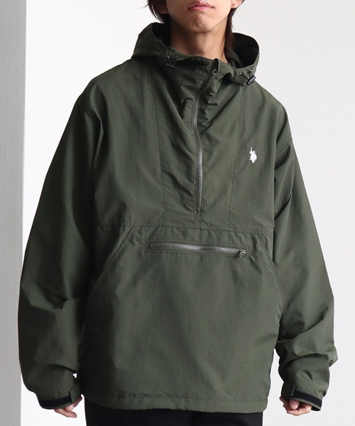 U.S. POLO ASSN.(ユーエスポロアッスン)の「【U.S. POLO ASSN./ユーエスポロアッスン】ワンポイントナイロンアノラックパーカー(マウンテンパーカー・メンズ・カーキ/ブラック/ベージュ・M/L/LL)」の13枚目の写真
