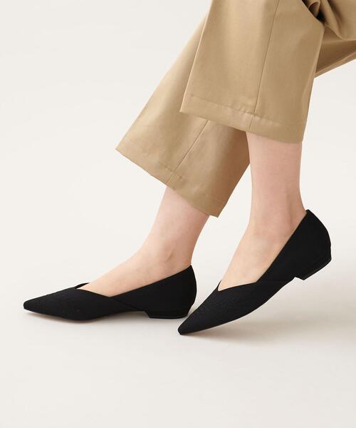 ✨️未使用級✨️刺繍　オデットエオディール　23.5 エンブロイダリーモカ　黒 ODETTE E ODILE（オデットエオディール）の「リーフエンブロイダリー