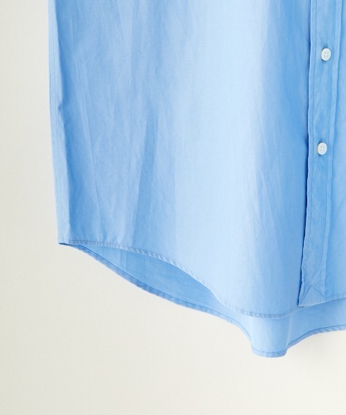 THE SHINZONE（ザ　シンゾーン）の「[THE SHINZONE/ザ シンゾーン] PECK SHIRTS オーバーサイズシャツブラウス（シャツ/ブラウス・レディース・ブルー/ピンク・0）」の7枚目の写真