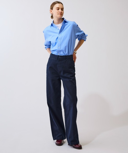 THE SHINZONE（ザ　シンゾーン）の「[THE SHINZONE/ザ シンゾーン] PECK SHIRTS オーバーサイズシャツブラウス（シャツ/ブラウス・レディース・ブルー/ピンク・0）」の8枚目の写真