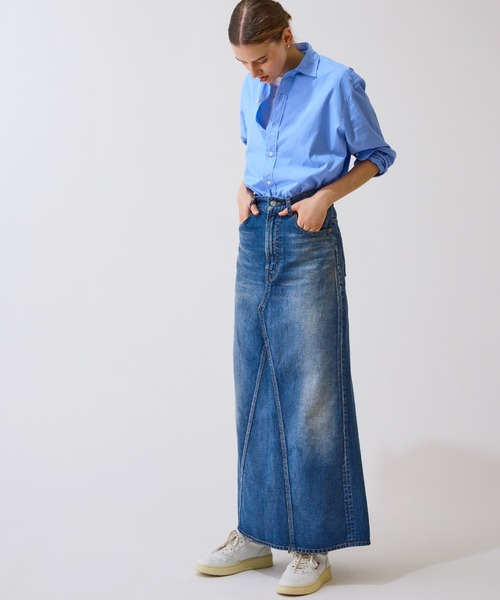 THE SHINZONE（ザ　シンゾーン）の「[THE SHINZONE/ザ シンゾーン] PECK SHIRTS オーバーサイズシャツブラウス（シャツ/ブラウス・レディース・ブルー/ピンク・0）」の9枚目の写真