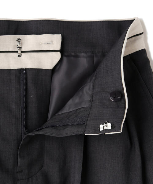 N.(N. Natural Beauty Basic)(エヌエヌナチュラルビューティーベーシック)の「【S Size Line】◆マーベルト風タックワイドパンツ(スラックス・レディース・ベージュ/グレー・MEDIUM/SMALL)」の16枚目の写真