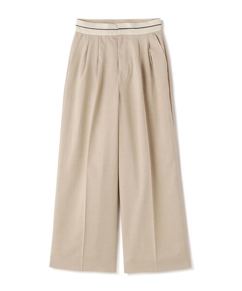 N.(N. Natural Beauty Basic)(エヌエヌナチュラルビューティーベーシック)の「【S Size Line】◆マーベルト風タックワイドパンツ(スラックス・レディース・ベージュ/グレー・MEDIUM/SMALL)」の22枚目の写真