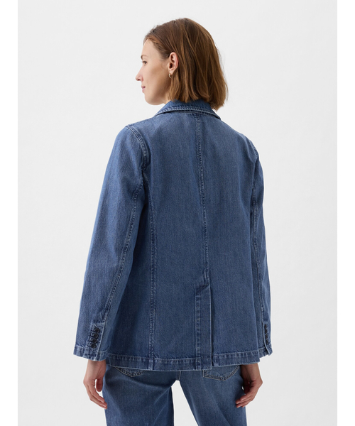 GAP(ギャップ)の「デニム ブレザージャケット(デニムジャケット・レディース・インディゴブルー・M/S/XXS/XS/L)」の4枚目の写真