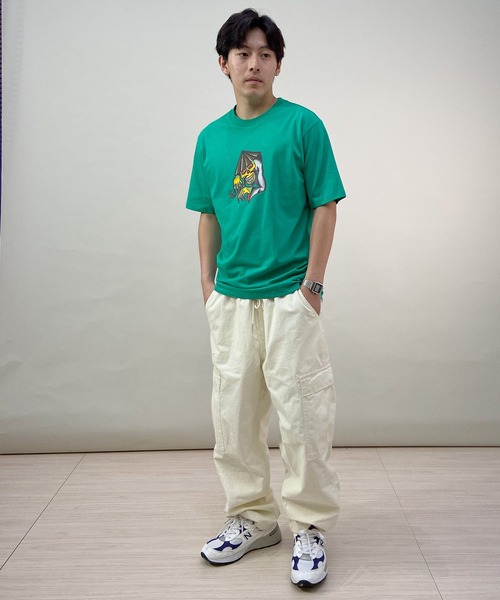 VOLCOM（ボルコム）の「VOLCOM/ボルコム Tシャツ 半袖Tee バックプリント ドラゴン AF312401（Tシャツ/カットソー・メンズ・オフホワイト/ブラック/エメラルド・L/XL/M）」の17枚目の写真