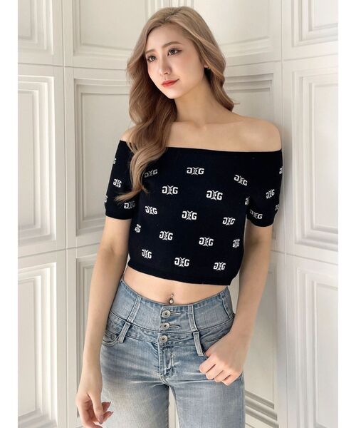 GYDA（ジェイダ）の「Symmetry GYDA PATTERNニットトップス