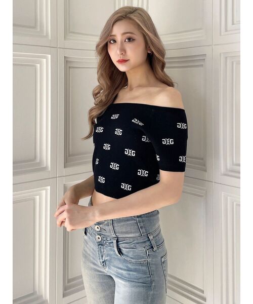 GYDA（ジェイダ）の「Symmetry GYDA PATTERNニットトップス