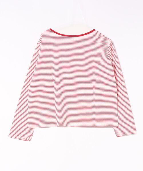 archives（アルシーヴ）の「ボーダーロンT（Tシャツ/カットソー・レディース・ピンク/ブラック/ブルー/グレー/レッド・MEDIUM）」の6枚目の写真