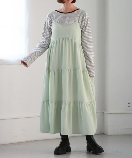 archives（アルシーヴ）の「ボーダーロンT（Tシャツ/カットソー・レディース・ピンク/ブラック/ブルー/グレー/レッド・MEDIUM）」の7枚目の写真