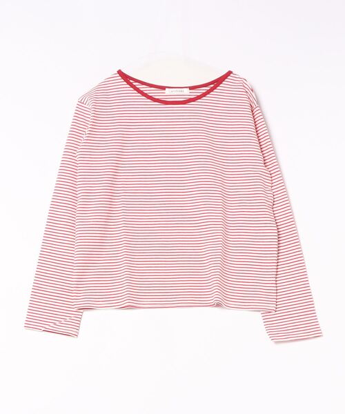 archives（アルシーヴ）の「ボーダーロンT（Tシャツ/カットソー・レディース・ピンク/ブラック/ブルー/グレー/レッド・MEDIUM）」の22枚目の写真