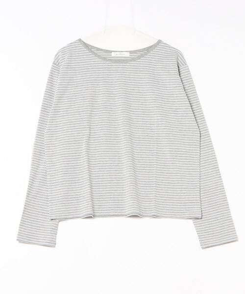 archives（アルシーヴ）の「ボーダーロンT（Tシャツ/カットソー・レディース・ピンク/ブラック/ブルー/グレー/レッド・MEDIUM）」の19枚目の写真