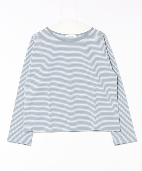 archives（アルシーヴ）の「ボーダーロンT（Tシャツ/カットソー・レディース・ピンク/ブラック/ブルー/グレー/レッド・MEDIUM）」の20枚目の写真