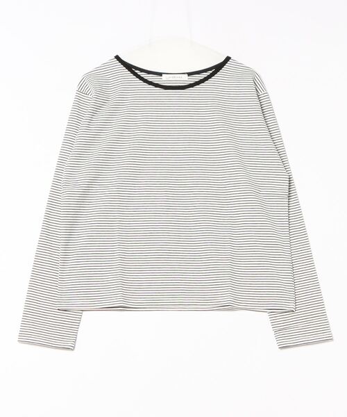 archives（アルシーヴ）の「ボーダーロンT（Tシャツ/カットソー・レディース・ピンク/ブラック/ブルー/グレー/レッド・MEDIUM）」の18枚目の写真