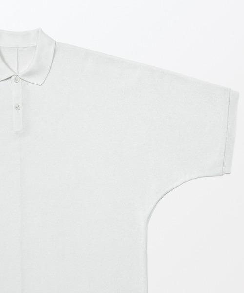 無印良品（ムジルシリョウヒン）の「乾きやすいニットポロシャツ（ニット/セーター・メンズ・ブラック/オフホワイト/ライトブルー・XL/L/M/S/XS）」の13枚目の写真