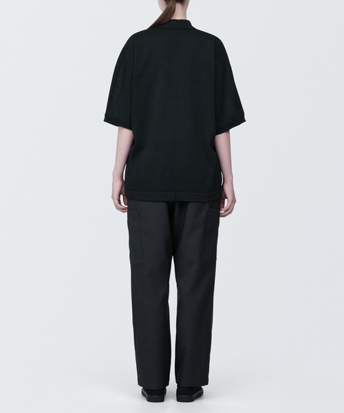 無印良品（ムジルシリョウヒン）の「乾きやすいニットポロシャツ（ニット/セーター・メンズ・ブラック/オフホワイト/ライトブルー・XL/L/M/S/XS）」の18枚目の写真