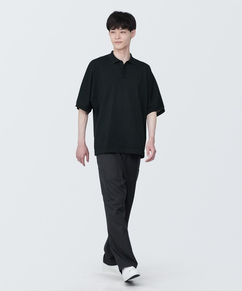 無印良品（ムジルシリョウヒン）の「乾きやすいニットポロシャツ（ニット/セーター・メンズ・ブラック/オフホワイト/ライトブルー・XL/L/M/S/XS）」の21枚目の写真