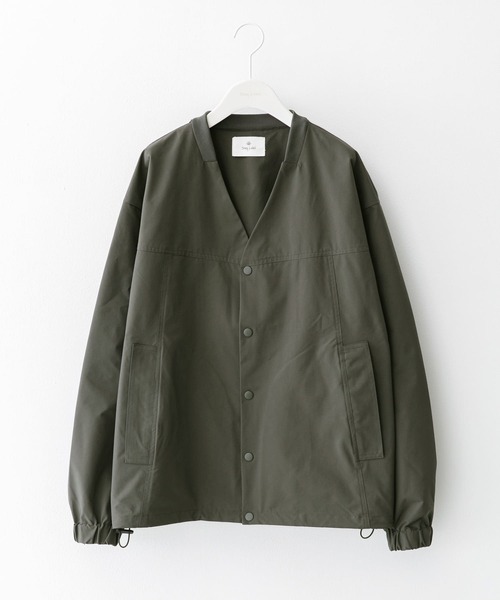 URBAN RESEARCH Sonny Label（アーバンリサーチサニーレーベル）の「撥水加工ユーティリティカーディガン（カーディガン/ボレロ・メンズ・カーキ/ブラック・MEDIUM/LARGE）」の2枚目の写真