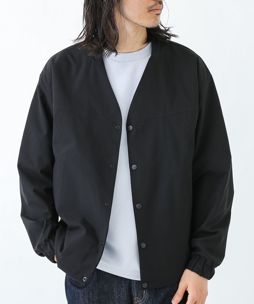 URBAN RESEARCH Sonny Label（アーバンリサーチサニーレーベル）の「撥水加工ユーティリティカーディガン（カーディガン/ボレロ・メンズ・カーキ/ブラック・MEDIUM/LARGE）」の8枚目の写真