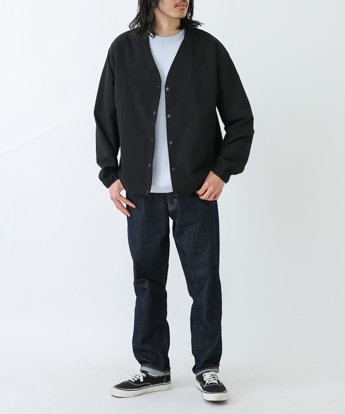 URBAN RESEARCH Sonny Label（アーバンリサーチサニーレーベル）の「撥水加工ユーティリティカーディガン（カーディガン/ボレロ・メンズ・カーキ/ブラック・MEDIUM/LARGE）」の13枚目の写真