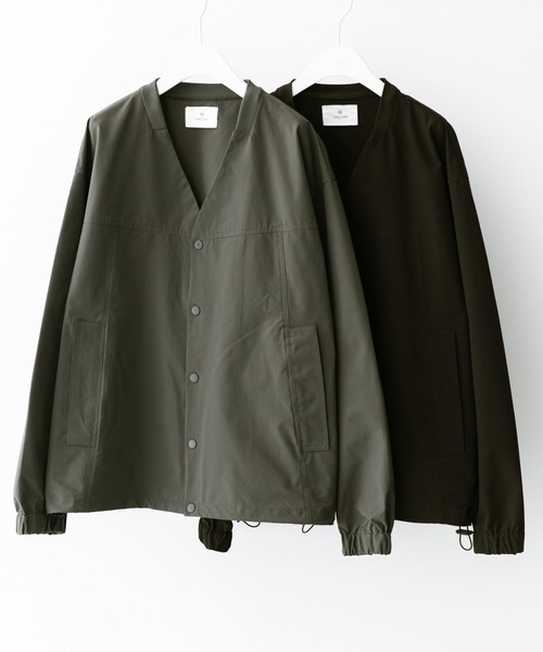 URBAN RESEARCH Sonny Label（アーバンリサーチサニーレーベル）の「撥水加工ユーティリティカーディガン（カーディガン/ボレロ・メンズ・カーキ/ブラック・MEDIUM/LARGE）」の15枚目の写真