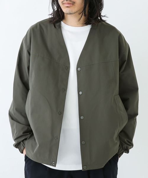 URBAN RESEARCH Sonny Label（アーバンリサーチサニーレーベル）の「撥水加工ユーティリティカーディガン（カーディガン/ボレロ・メンズ・カーキ/ブラック・MEDIUM/LARGE）」の16枚目の写真