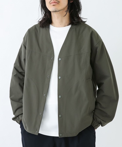 URBAN RESEARCH Sonny Label（アーバンリサーチサニーレーベル）の「撥水加工ユーティリティカーディガン（カーディガン/ボレロ・メンズ・カーキ/ブラック・MEDIUM/LARGE）」の17枚目の写真