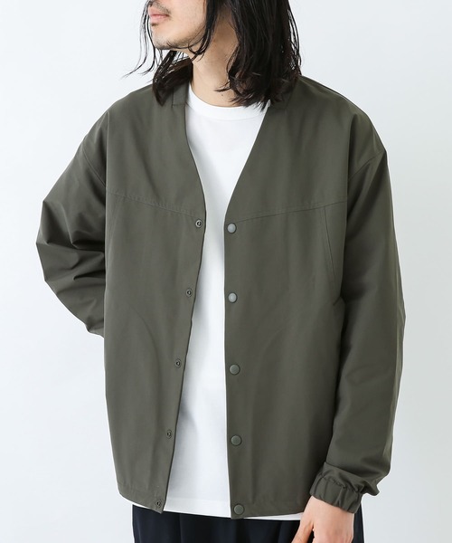 URBAN RESEARCH Sonny Label（アーバンリサーチサニーレーベル）の「撥水加工ユーティリティカーディガン（カーディガン/ボレロ・メンズ・カーキ/ブラック・MEDIUM/LARGE）」の19枚目の写真