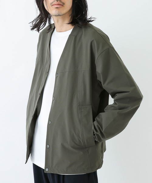 URBAN RESEARCH Sonny Label（アーバンリサーチサニーレーベル）の「撥水加工ユーティリティカーディガン（カーディガン/ボレロ・メンズ・カーキ/ブラック・MEDIUM/LARGE）」の20枚目の写真
