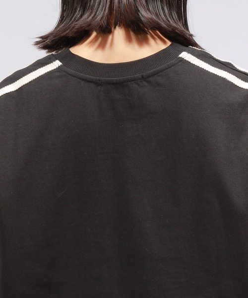 PAGEBOY（ページボーイ）の「ラインスリーブルーズＴシャツ（Tシャツ/カットソー・レディース・ベージュ/オフホワイト/ターコイズブルー/ブラック・FREE）」の9枚目の写真