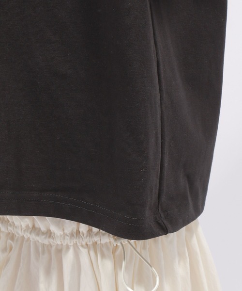 PAGEBOY（ページボーイ）の「ラインスリーブルーズＴシャツ（Tシャツ/カットソー・レディース・ベージュ/オフホワイト/ターコイズブルー/ブラック・FREE）」の11枚目の写真