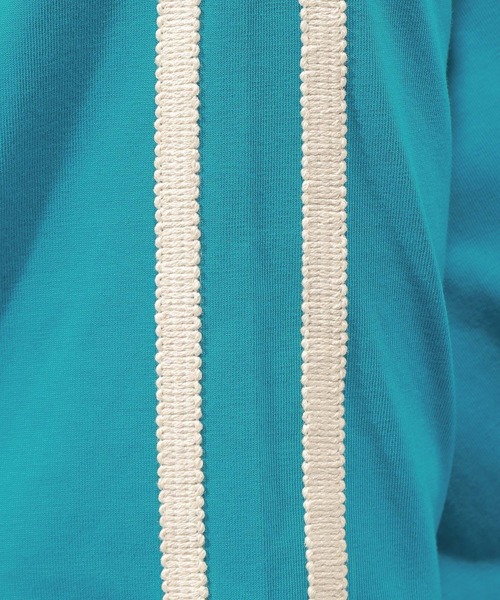 PAGEBOY（ページボーイ）の「ラインスリーブルーズＴシャツ（Tシャツ/カットソー・レディース・ベージュ/オフホワイト/ターコイズブルー/ブラック・FREE）」の15枚目の写真